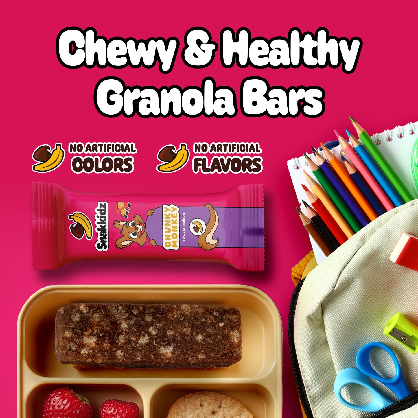 Chunky Monkey Granola Bar 45 Count