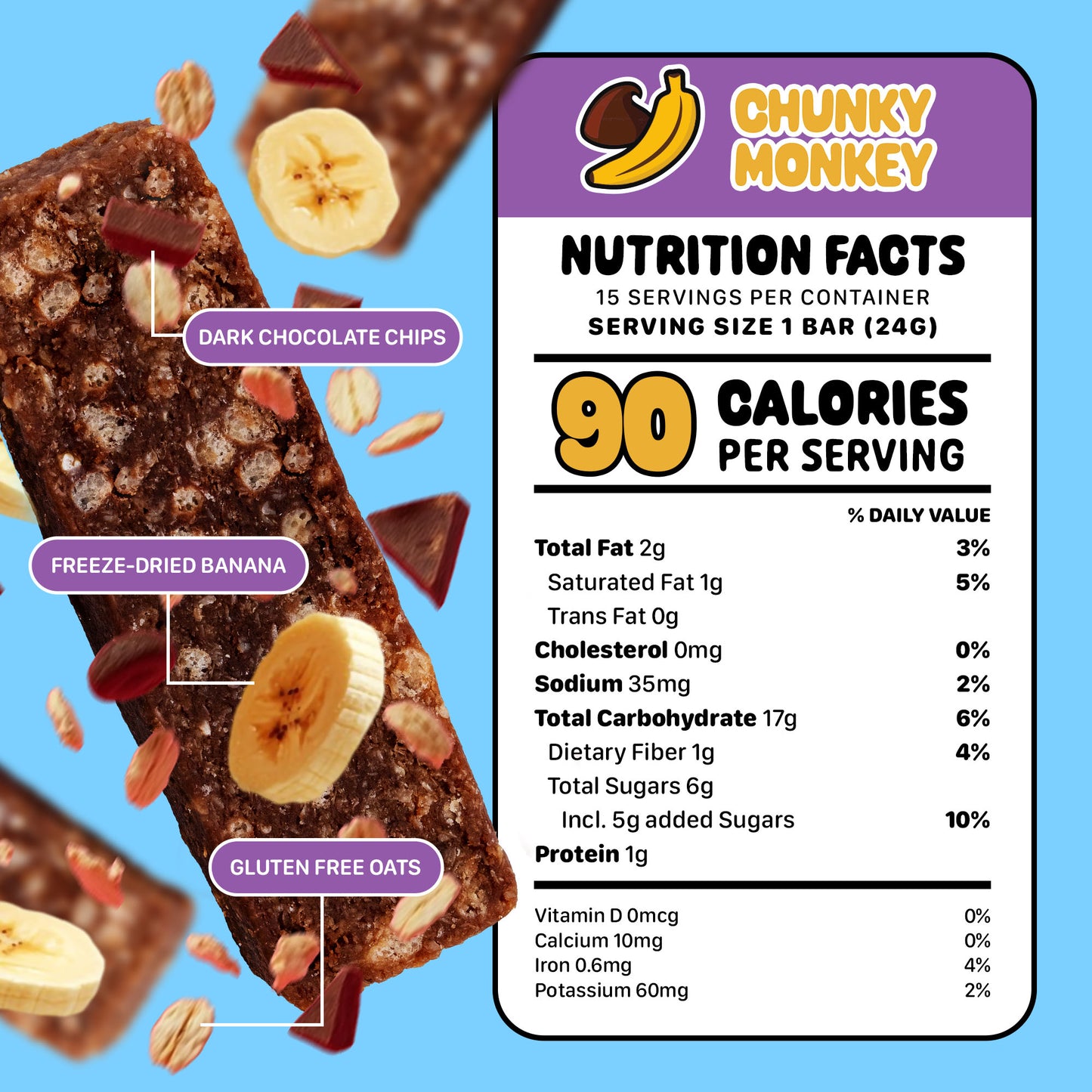 Variety Pack Granola Bar 45 Count