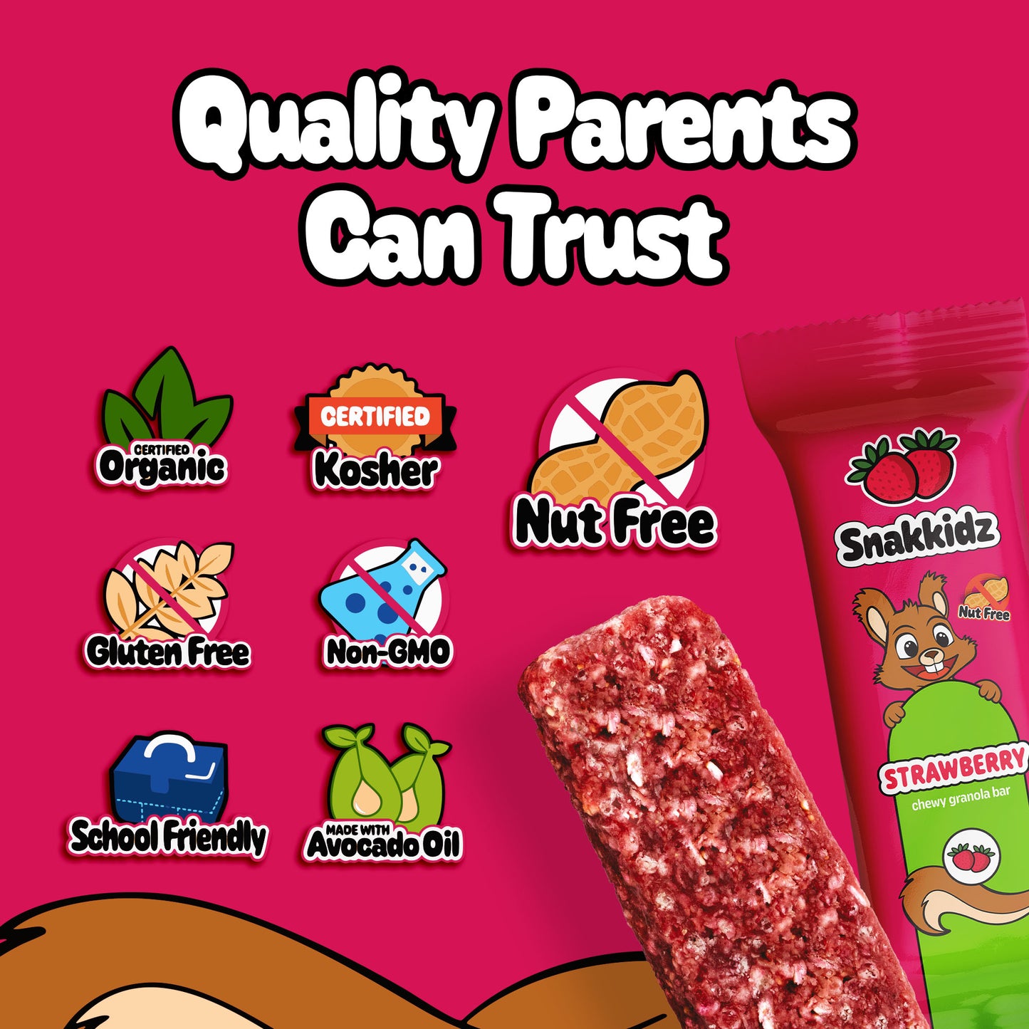 Strawberry Granola Bar 45 Count