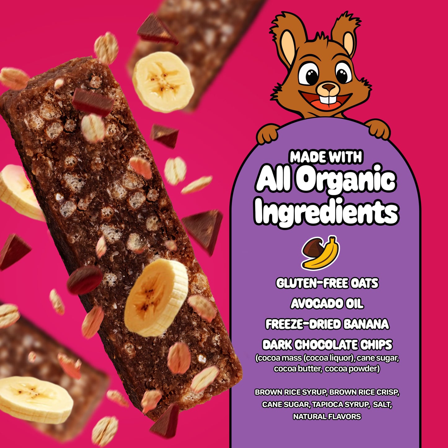 Chunky Monkey Granola Bar 45 Count